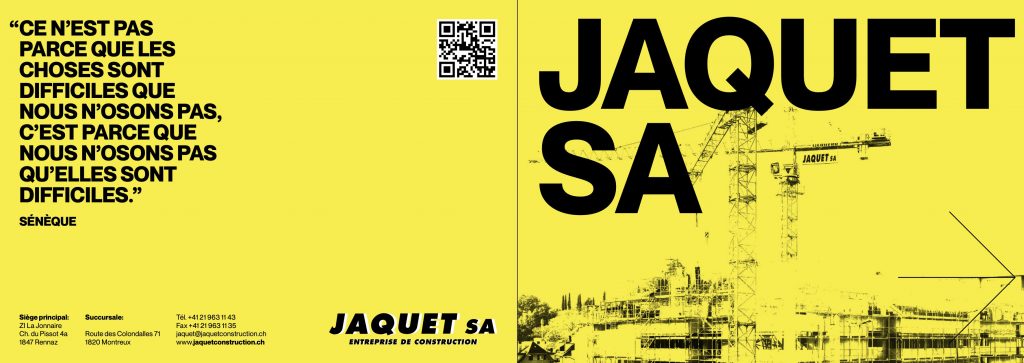 Brochure Jaquet SA
